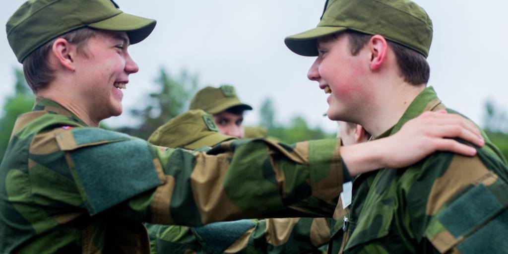 Fra innrykket på rekruttskolen på Porsangermoen, her skal soldaten ha seksmånederstjenese før de blir overført til HV