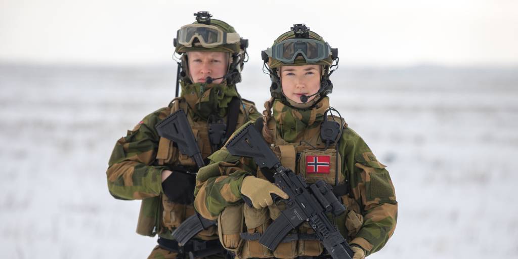 Norsk force protection under deployeringen til Island under Iceland Air Policing 2020.