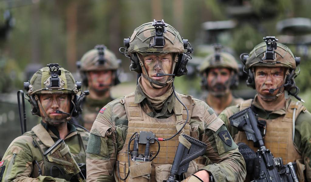 Illustrasjons foto av soldater fra Telemark bataljon til FMR rapport