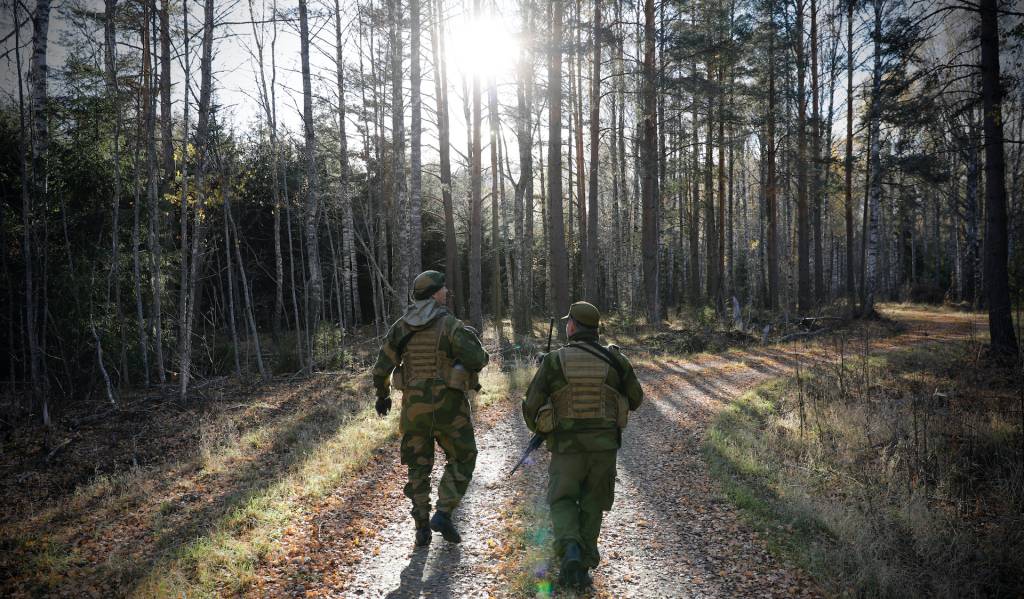 heimevernssoldater på trening