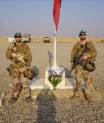 SECFOR VII (Telemark bataljon) markerer Forsvarets minnedag, under Operation Inherent Resolve, i Irak