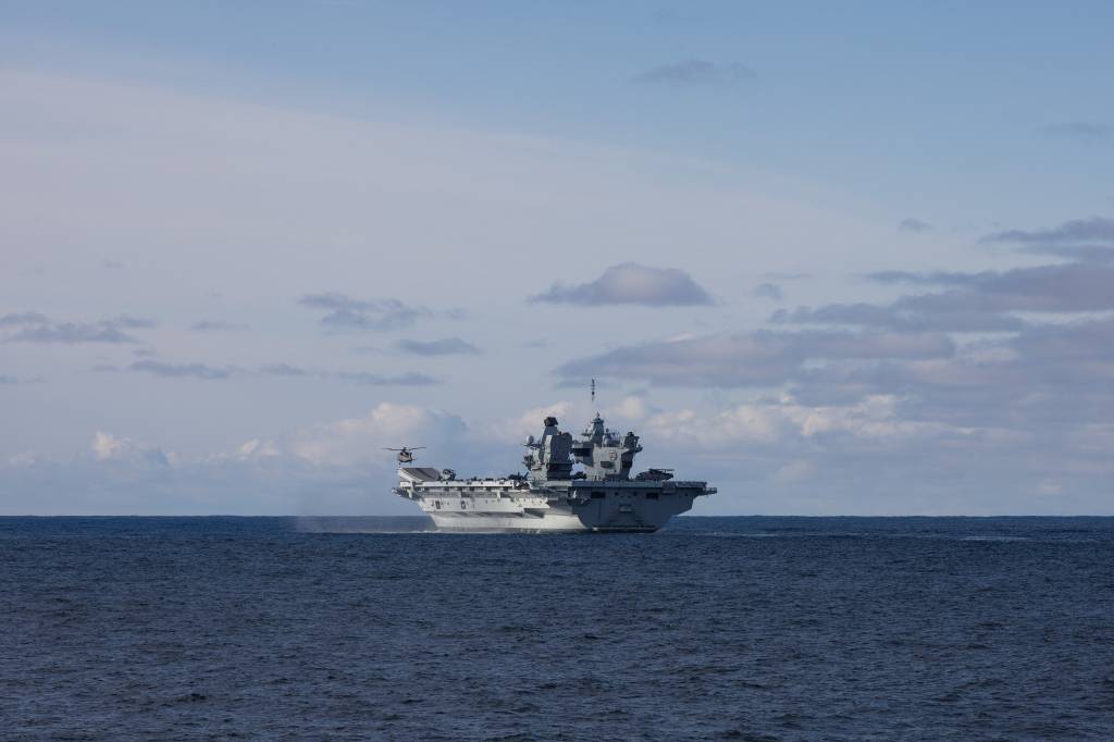 HMS Prince of Wales i Nordic Response 24.