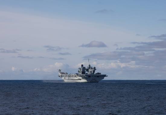 HMS Prince of Wales i Nordic Response 24.