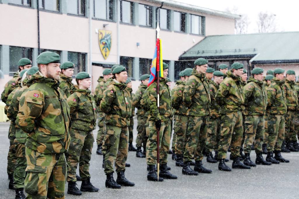Fra markeringen av Frigjørings- og Veterandagen på Porsangmoen