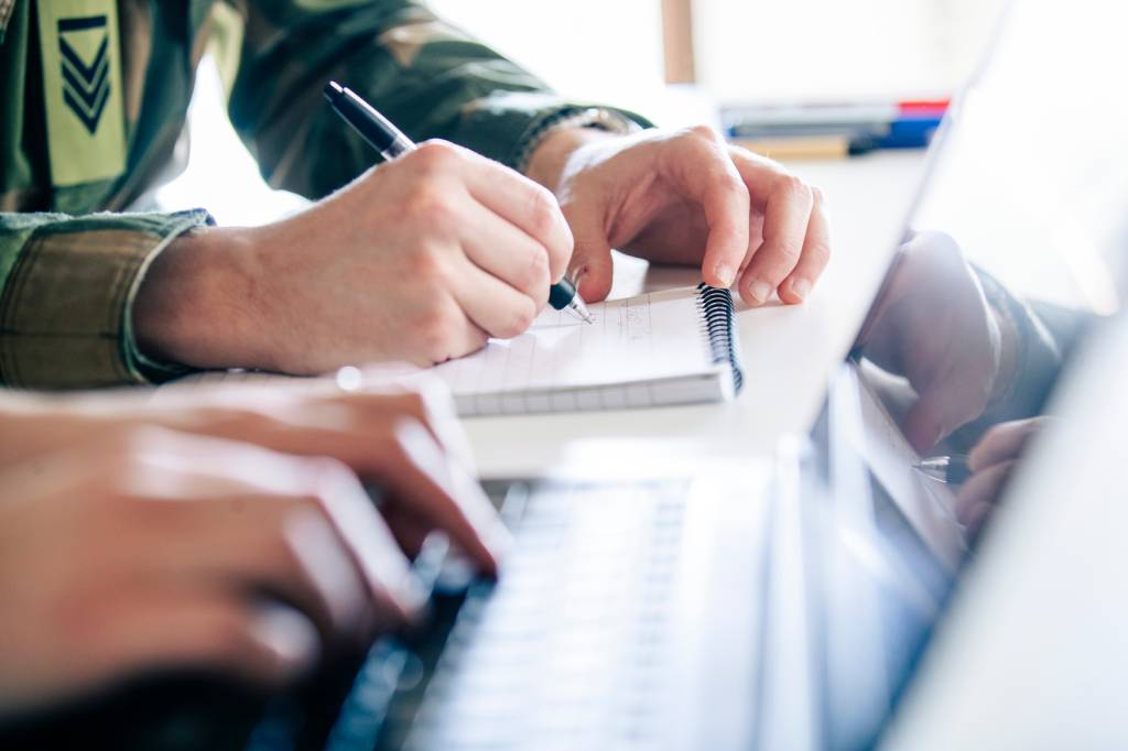 Illustrasjonsfoto  av ansatte i Forsvaret