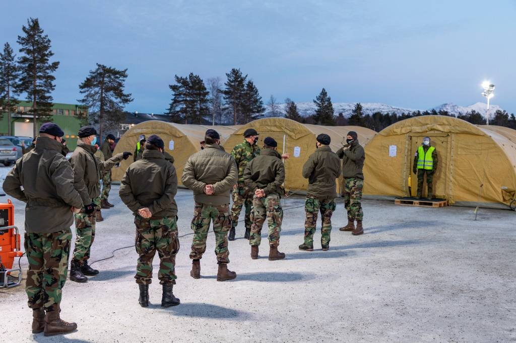 Nederlandske soldater klar for covid-testing