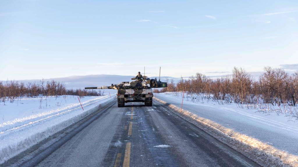 Svensk stridsvogn STRV122