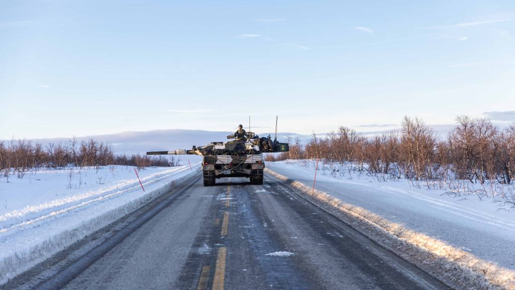 Svensk stridsvogn STRV122