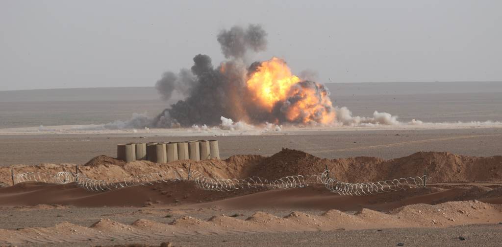 Kontrollert detonasjon av ISIL VBIED