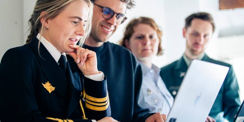 Illustrasjonsfoto  av ansatte i Forsvaret