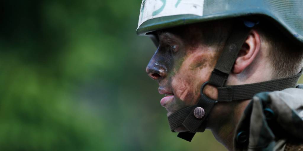 Fra opptaket til Fallskjermjegertroppen (vernepliktige) ved Forsvarets spesialkommando (FSK)