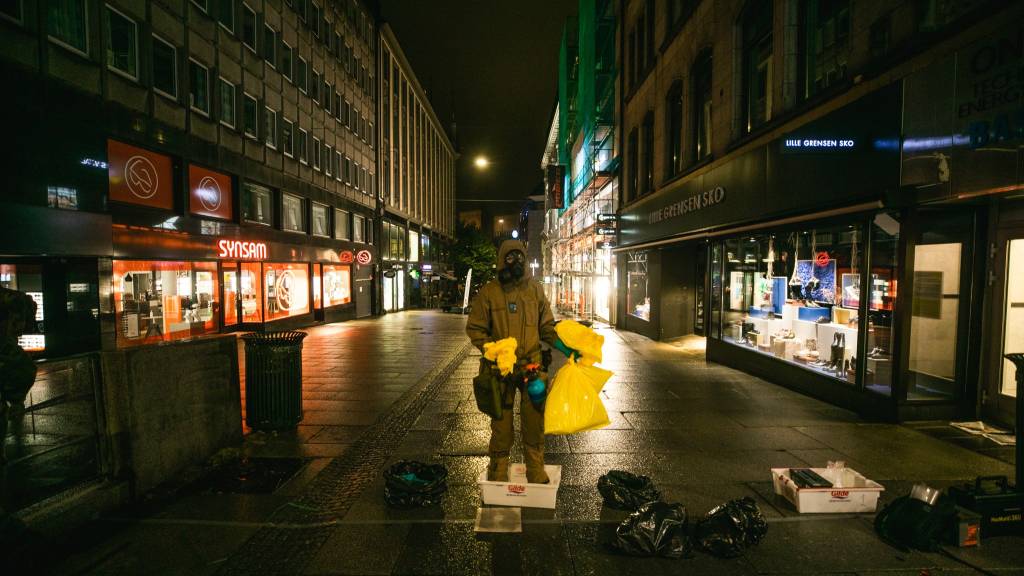 Forsvarets CBRN kapasiteter trener sammen med sivile nødetater i Oslo. For å trene samvirke og løse oppdrag i nye miljøer.