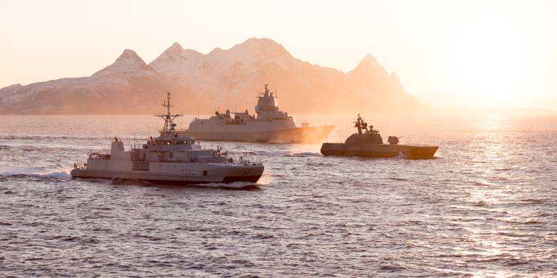 Photoex utenfor Bodø under flotex 2017 // Photoex outside Bodø during exercise Flotex 2017