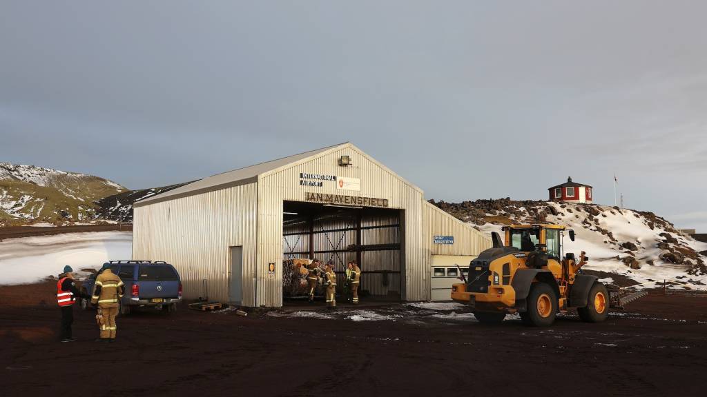 Garasjeanlegget ved Jan Mayensfield på Jan Mayen