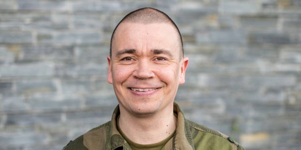 Sersjantmajor Inge Andersen / Sergeant major Inge Andersen