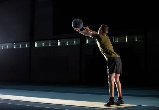 Illustrasjon medisinballstot