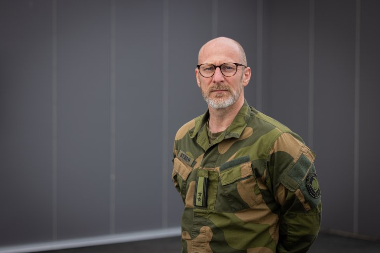 Sjef F-35 CIS skvadron, oberstløytnant Vegar Stjern. Foto: Ole Andreas Vekve, Forsvaret