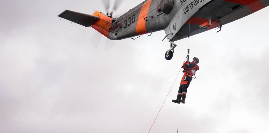 Sea King under øvelse Flotex 2016 / Sea King helicopter during the exercise Flotex 2016
