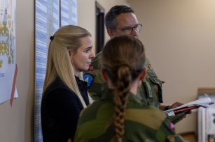 Øvingsleder for den norske delegasjonen, Oda Motrøen-Sevilhaug.