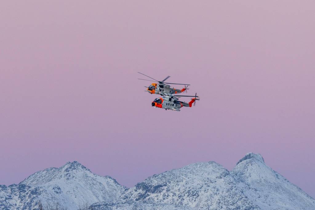 SAR Queen har nå overtatt beredskapen fra Sea King på basen i Bodø, fra klokka 12:00 mandag 12. desember 2022. 