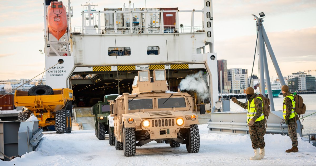 Military Port Examples 2–3 March: U.S. Marines and Norwegian Port Operations - Forsvaret