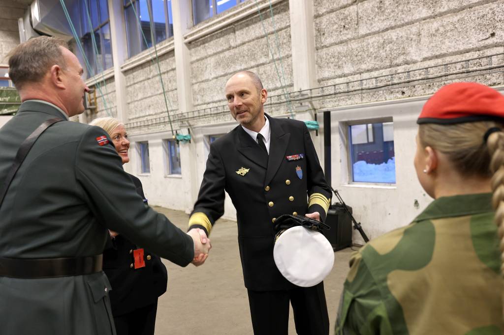 Rune Andersen under sjefsskiftet i Bodø fredag.