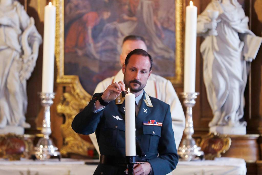 H.K.H. Kronprinsen under minnedagen 2022.