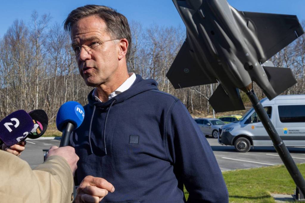 Rutte under et besøk i Norge i 2025.