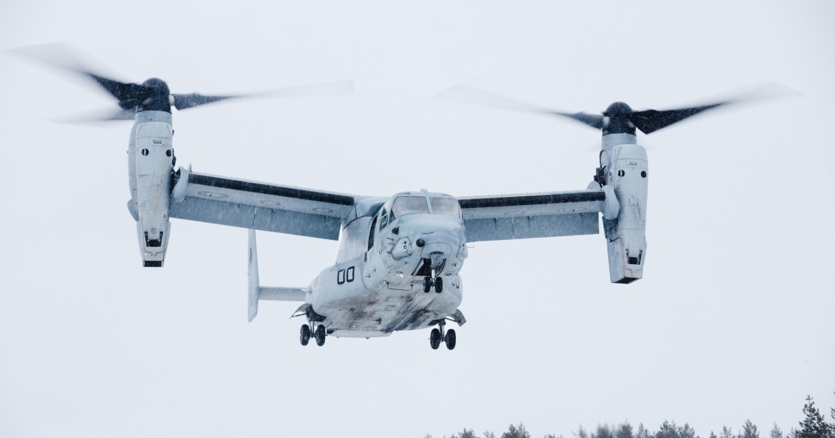 Amerikansk militært luftfartøy savnet - Forsvaret