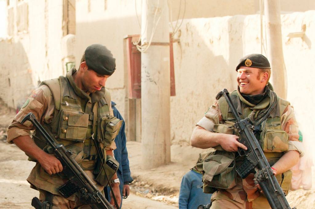 Norske soldater i ISAF styrken patruljerer på forskjellige områder rundt i Kabul, Afghanistan