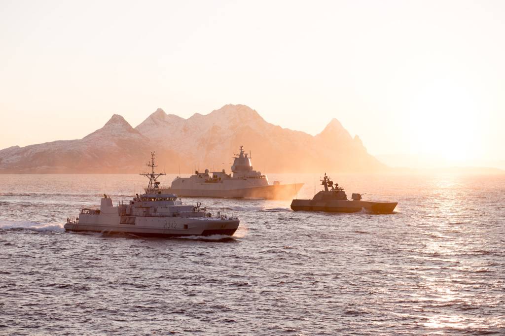 Photoex utenfor Bodø under flotex 2017 // Photoex outside Bodø during exercise Flotex 2017