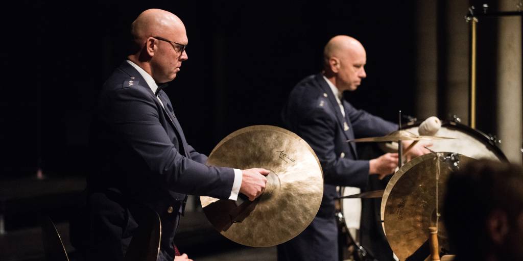 Fra en konsert med Luftforsvarets musikkorps

