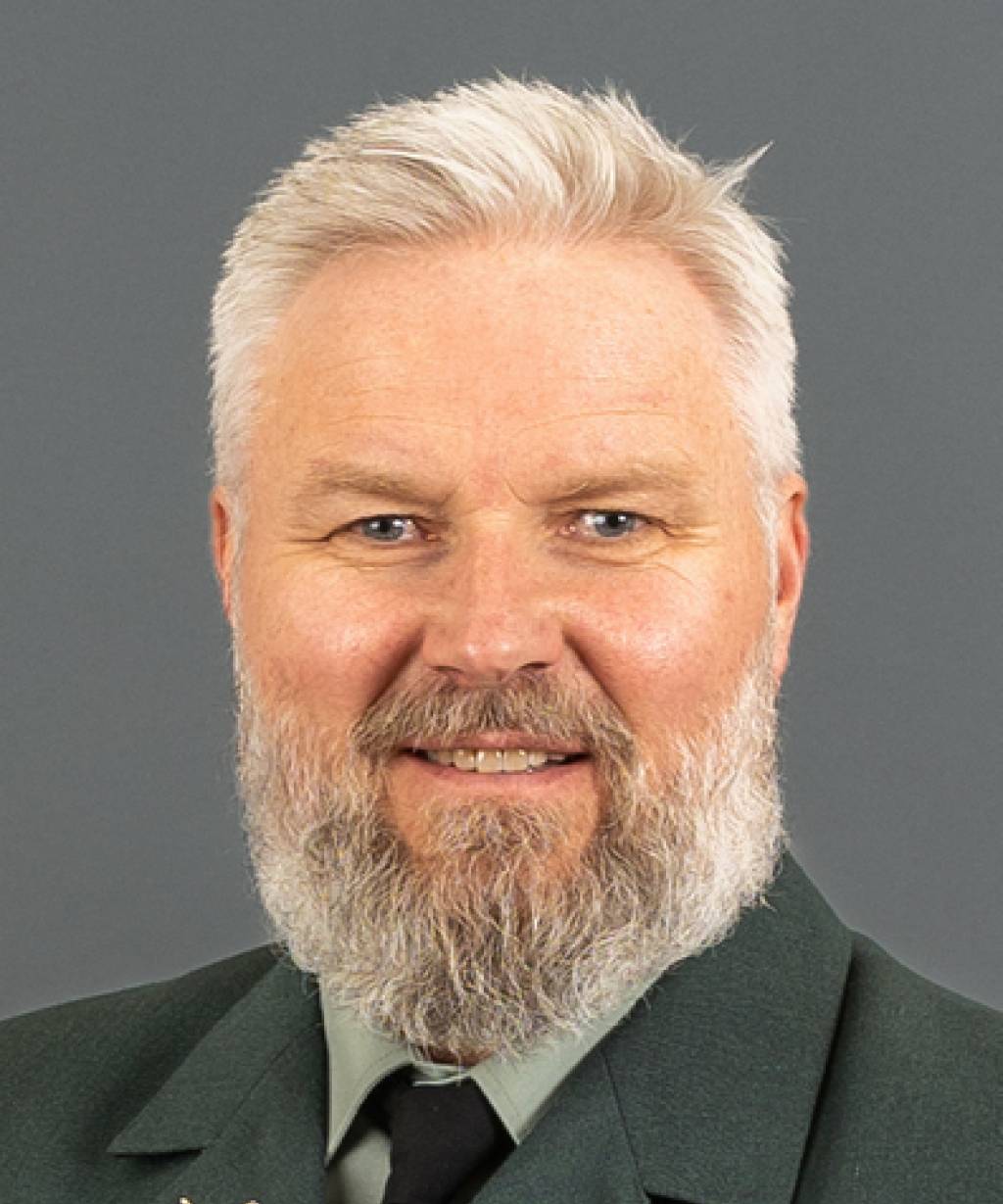 Portrettbilde av den nye sjefsersjanten på Forsvarets operative hovudkvarter i Bodø, Joachim Bjørnbak.