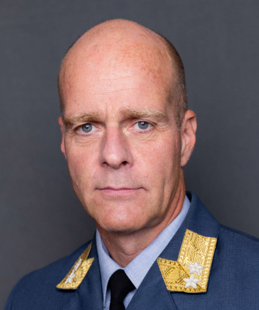 Portrett av sjef Luftforsvaret, generalmajor Øivind Gunnerud