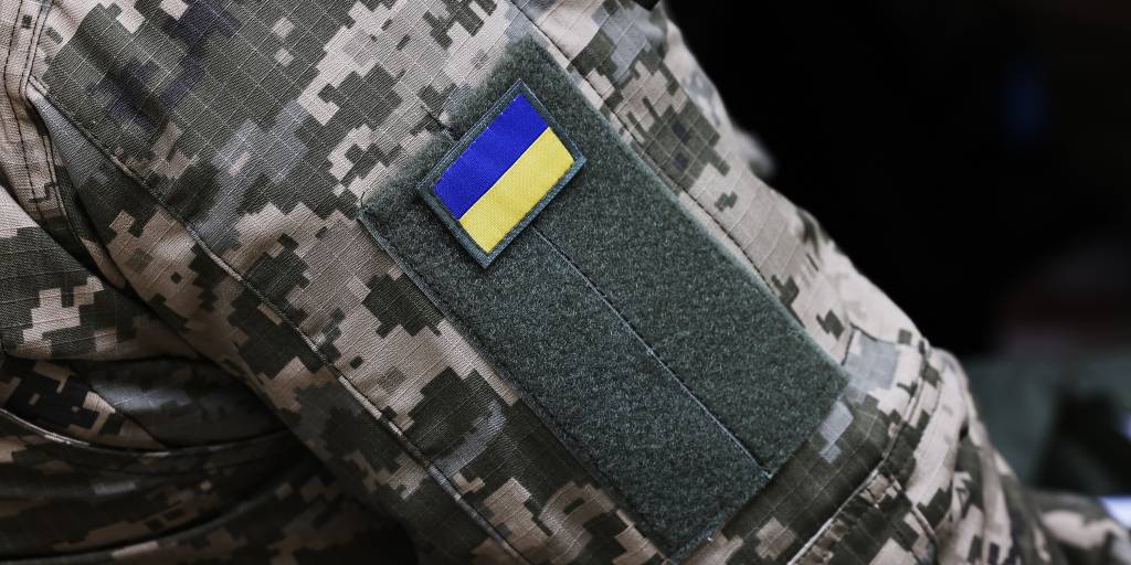Ukrainske soldater får opplæring av Norske soldater i Camp Jomsborg i øst Polen