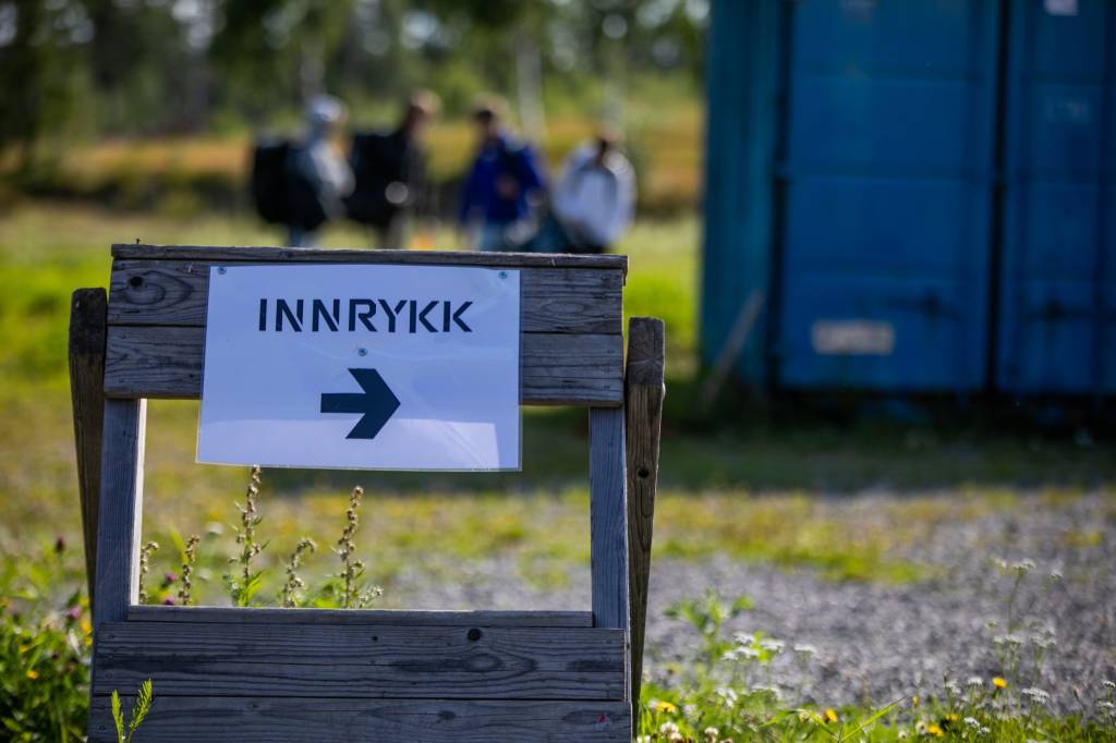 Nye soldater som skal gjennomfører førstegangstjenesten i Hæren har innrykk på Sessvollmoen