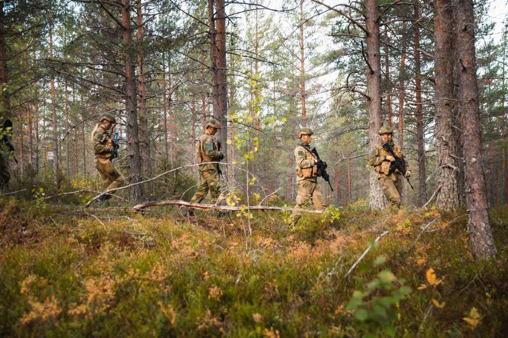 Krigsskolen på øvelse 