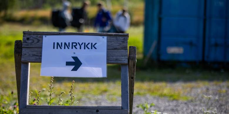 Nye soldater som skal gjennomfører førstegangstjenesten i Hæren har innrykk på Sessvollmoen