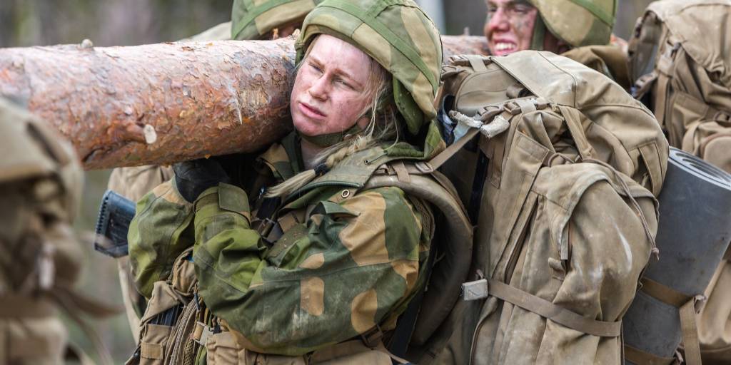 Soldat fra Kampeskadronen under øvelse Ulvelabb, Rena / Soldier from Kampeskadronen during exercise Ulvelabb, Rena