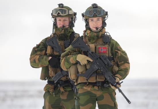 Norsk force protection under deployeringen til Island under Iceland Air Policing 2020.