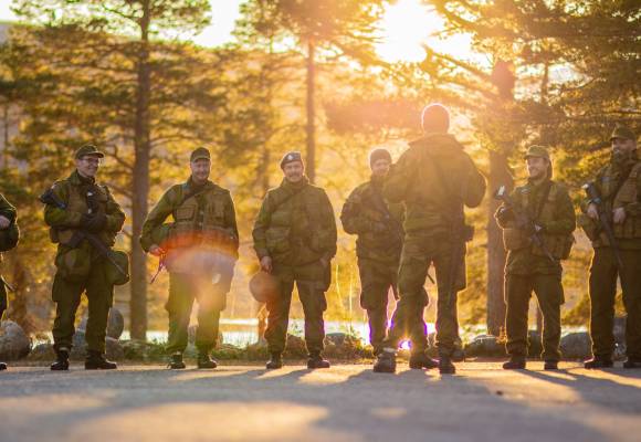God stemning i HV-16208 under øvelse Bifrost 2019