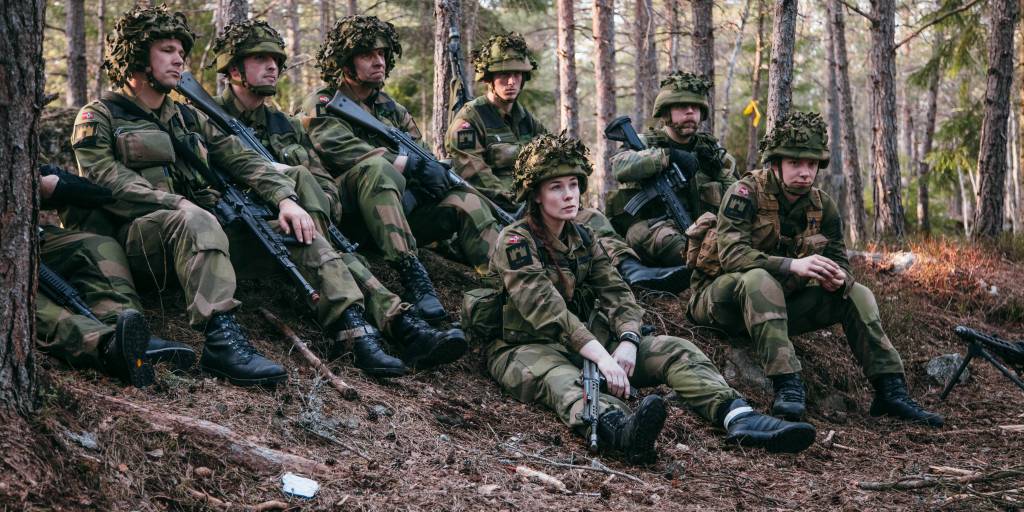 HV-02 holdt et troppssersjantkurs på Rygge. Det ble trent på grunnleggende stridsferdigheter.