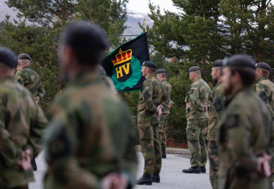 26. mai tok Stein Høye over som sjef ved Heimevernets våpenskole på Dombås. Fungerende sjef HV Morgen Eggen var tilstede