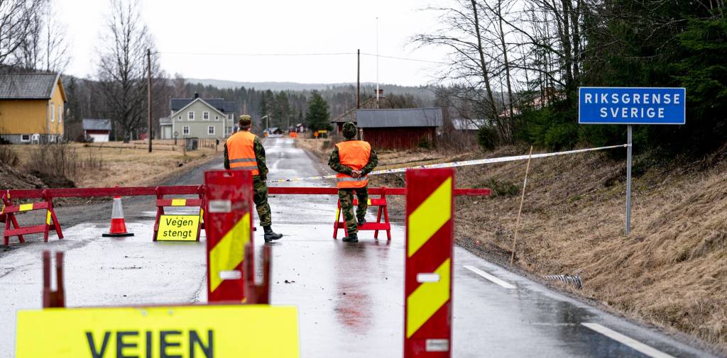 Heimevernet bistår Politiet og Tollvesen med grensekontroll i Innlandet fylke under Konrona-krisen