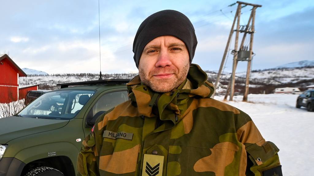 Heimevernet er grensevakter i Umbukta. Aleksander Millang.