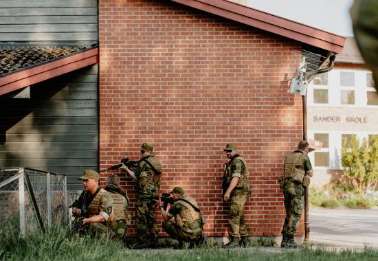 HV-soldater under ordinær Heimevernsøvelse i Sør-Odal