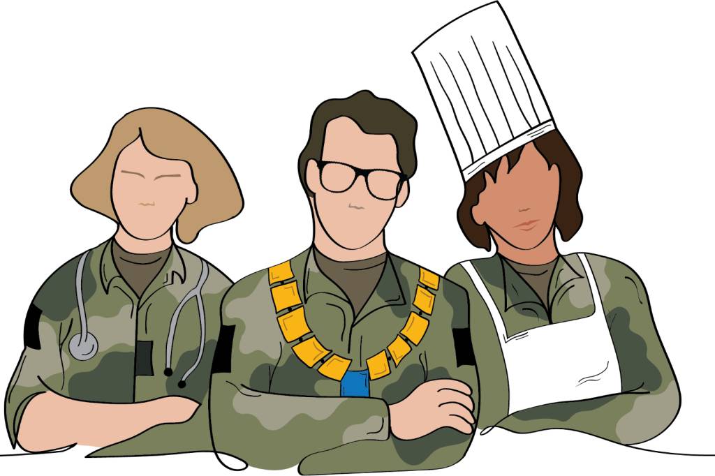 Illutrasjon med hvit bakgrunn