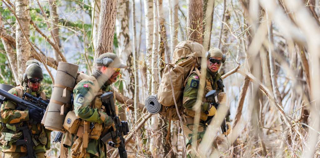 Soldater fra Oslofjord Heimevernsdistriks på sin årlige områdetrening