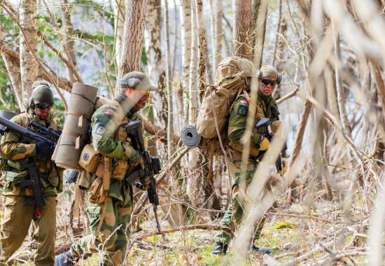 Soldater fra Oslofjord Heimevernsdistriks på sin årlige områdetrening