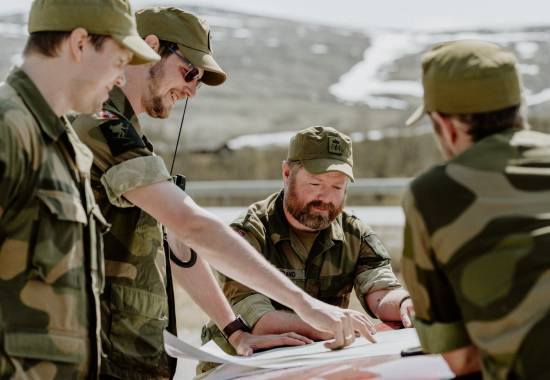 Nord-Østerdal HV-område bistår Nord-Gudbrandsdal HV-område på Dovrefjell under øvelse Fjellrev 2023